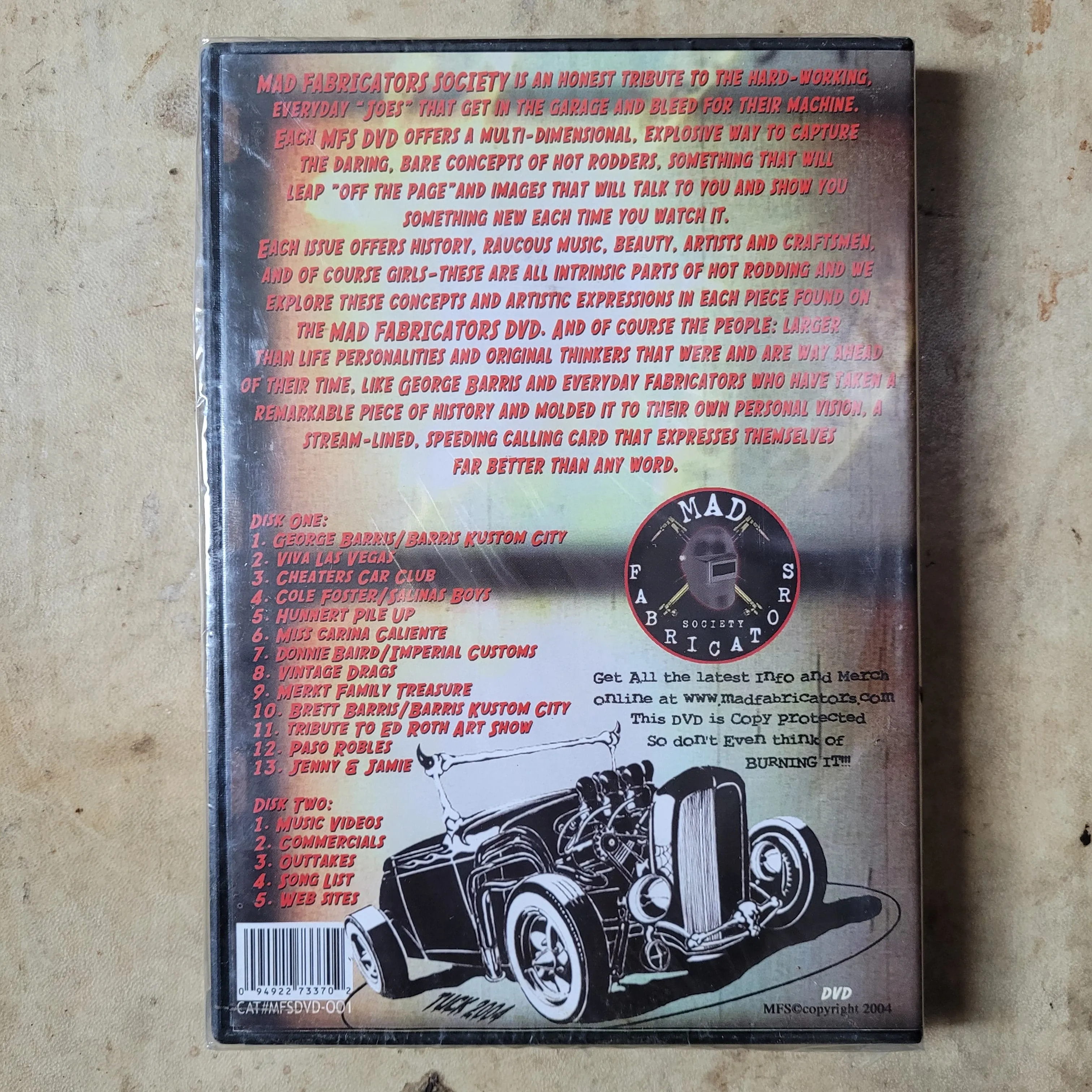 DVD Mad fabricators society VOL. 1