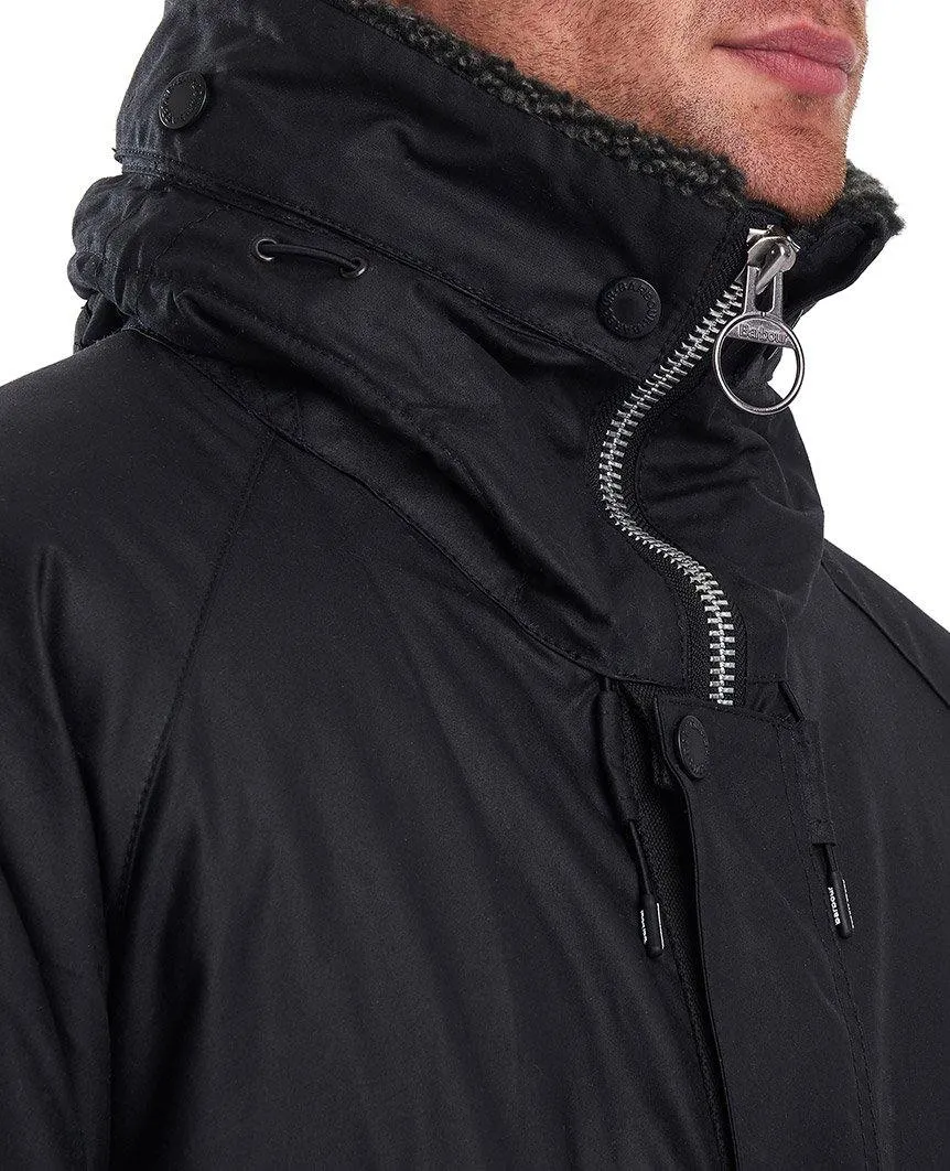 Fenton Wax Jacket Black