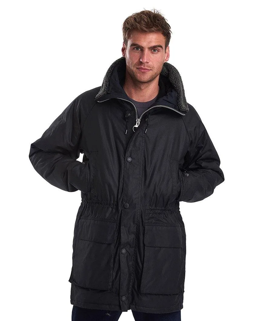 Fenton Wax Jacket Black