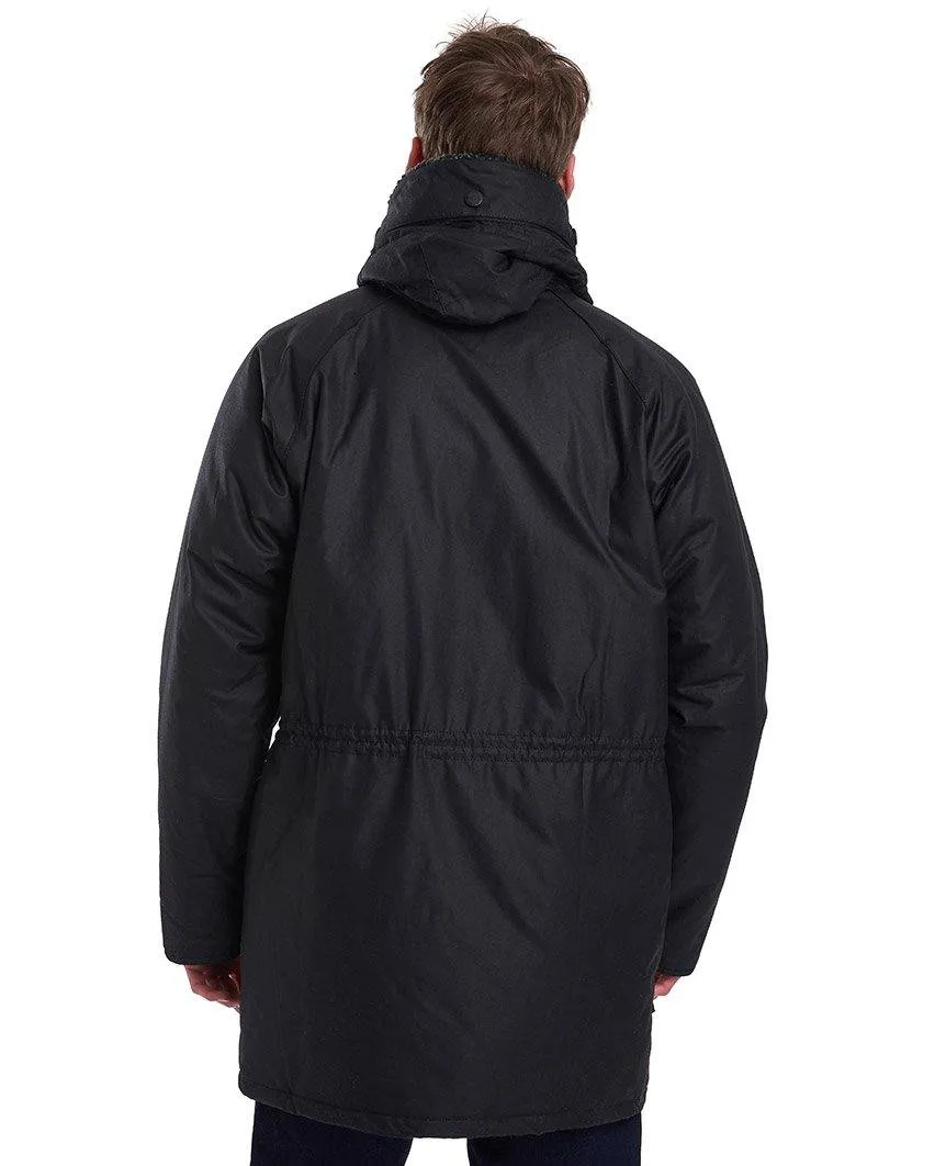 Fenton Wax Jacket Black
