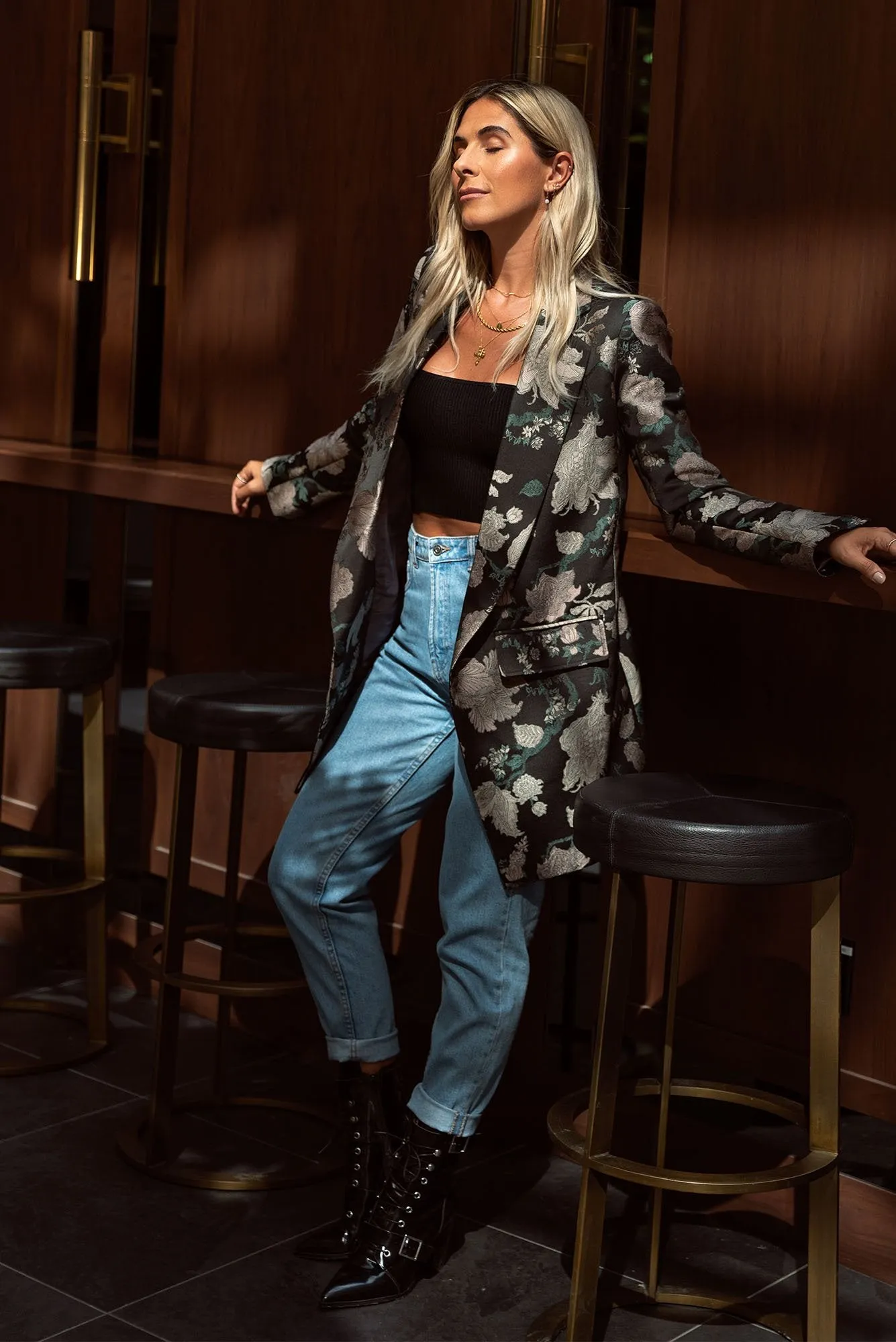 GYLD - Floral Jacquard Jacket