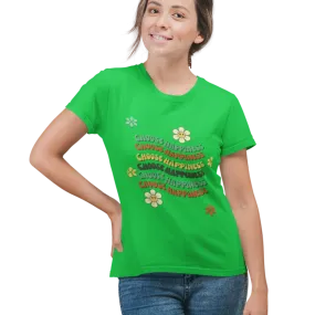 Happiness T-Shirt for Women D88