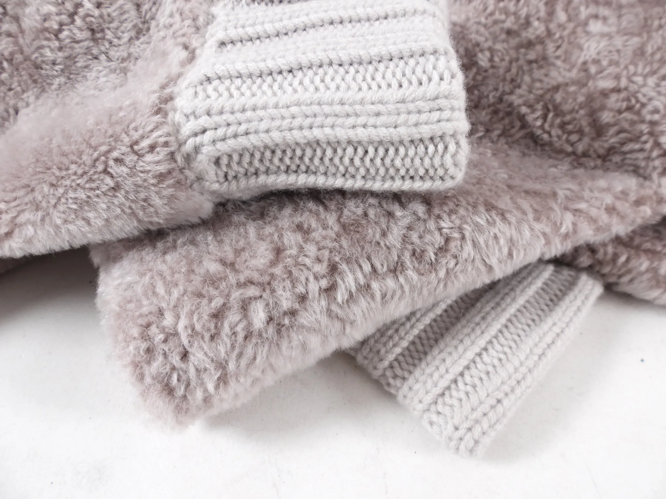 Herno Resort Limited Edition Shearling Knit Coat - S