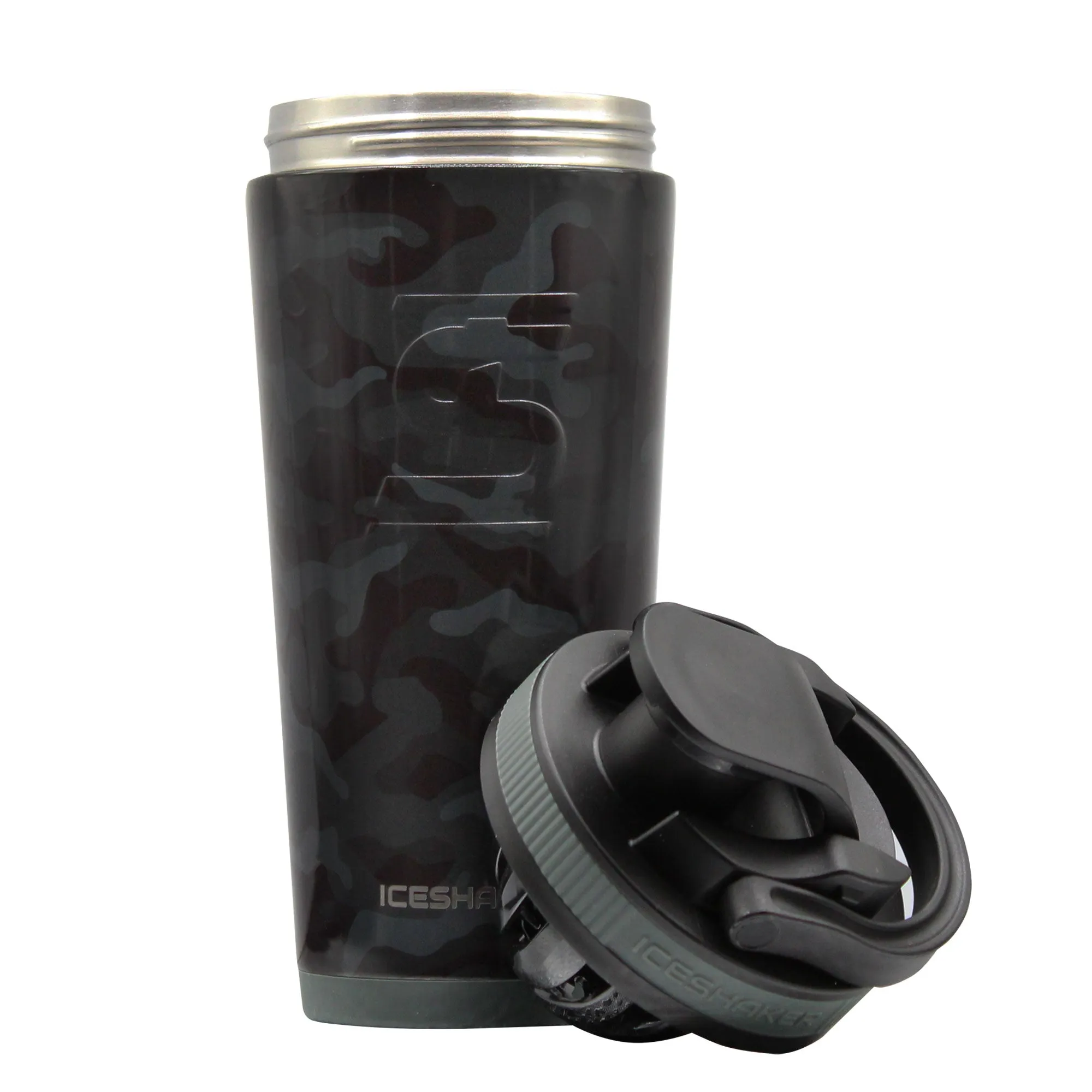 Ice Shaker 4D Series 26oz Shaker Bottle - Black Camo