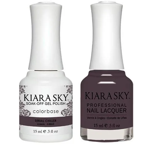 Kiara Sky All-in-One Gel   Polish Duo - 5063 Serial Chiller