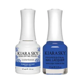 Kiara Sky Classic Gel & Polish Duo - 621 Someone Like Blue