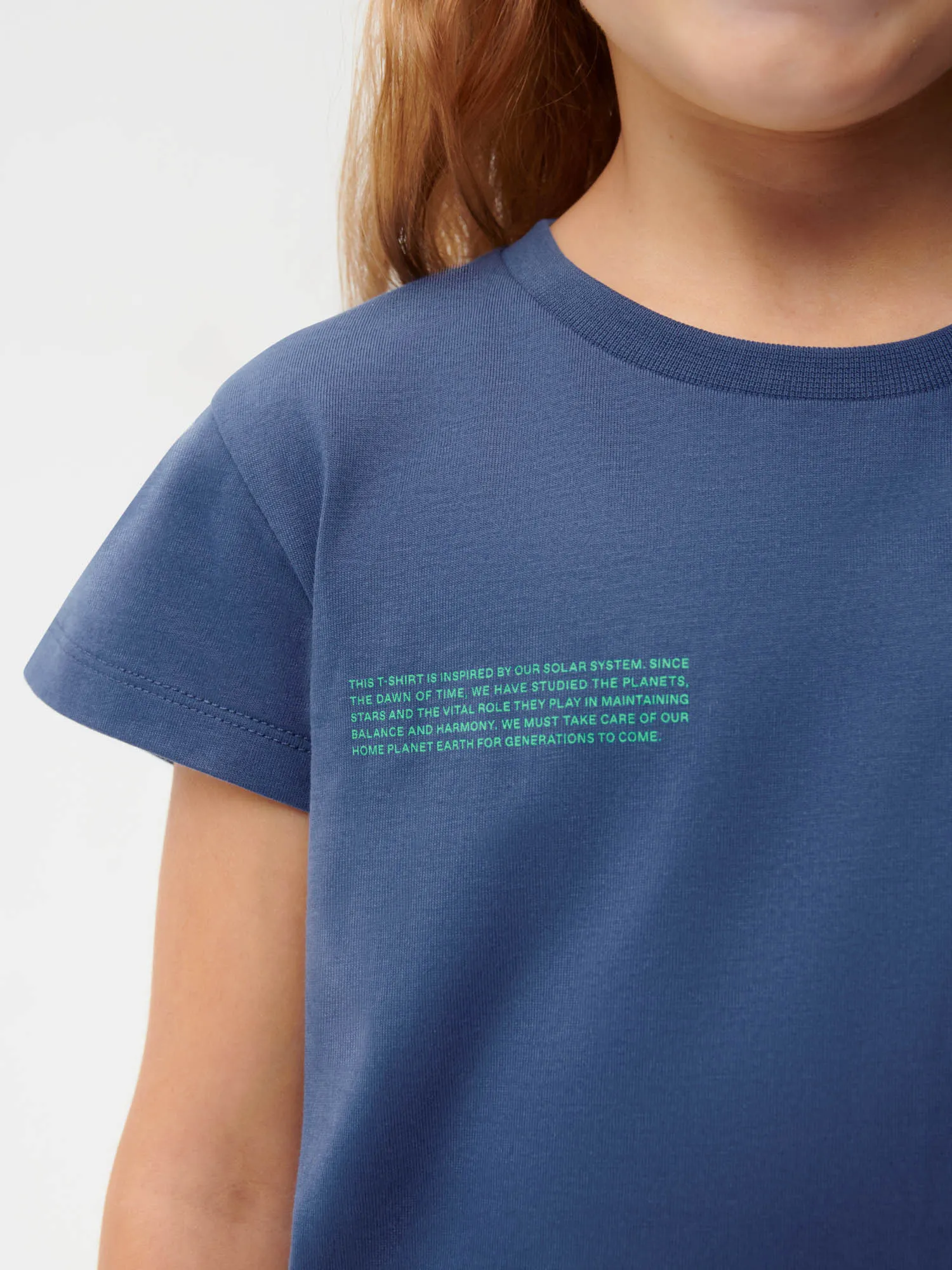 Kids' T-Shirt - Solar System—earth blue