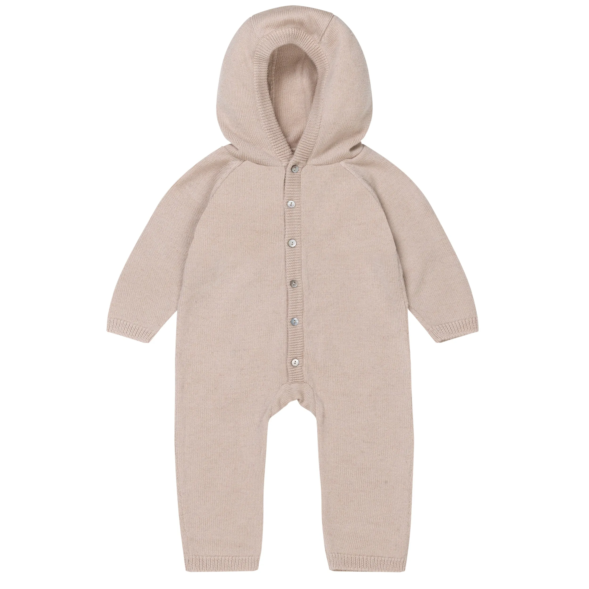 Konges Sløjd Tomama Onesie With Hood | Peach Dust *