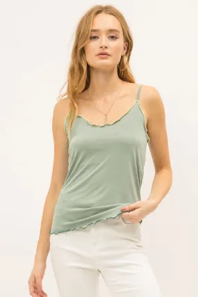 Lettuce Edge Tank - Green