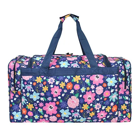 Lilac Floral NGIL Canvas 23" Duffle Bag