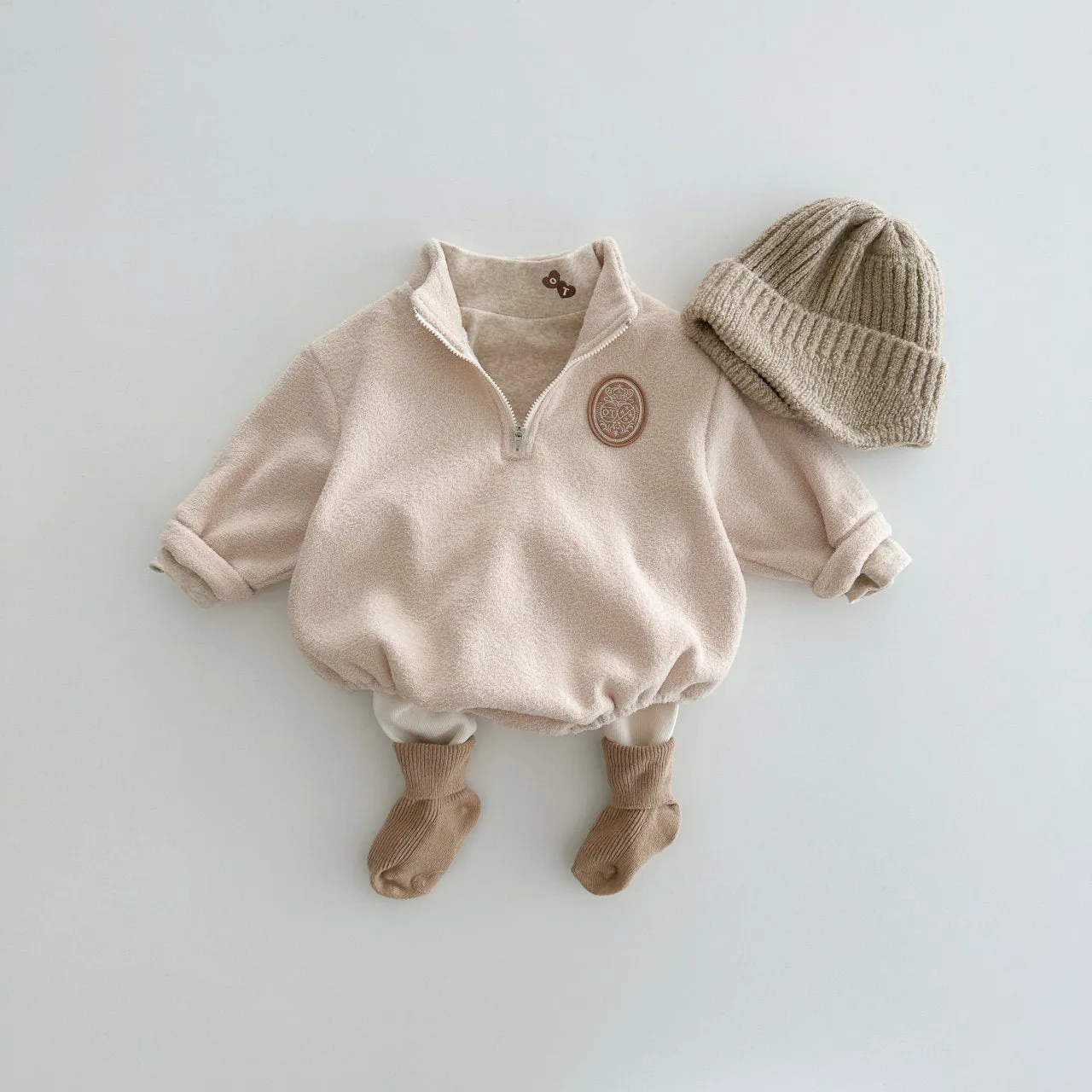 Loop Anorak Romper_ 2 Colours