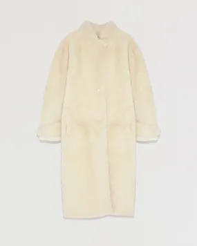 Merino officer shearling coat
