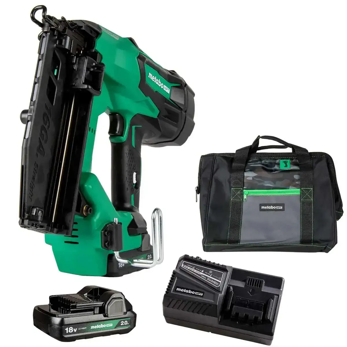 Metabo 18V MultiVolt Cordless 15 Gauge Angled Finish Nailer