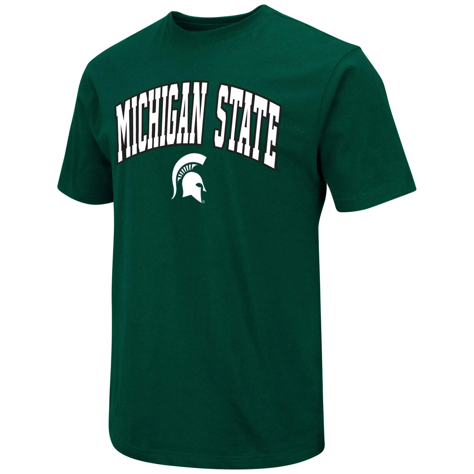 Michigan State Spartans Colosseum Green Short Sleeve Cotton Crew T-Shirt