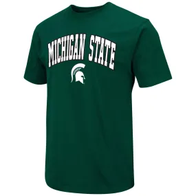Michigan State Spartans Colosseum Green Short Sleeve Cotton Crew T-Shirt