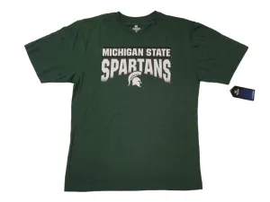 Michigan State Spartans Colosseum Green Short Sleeve Crew T-Shirt (L)