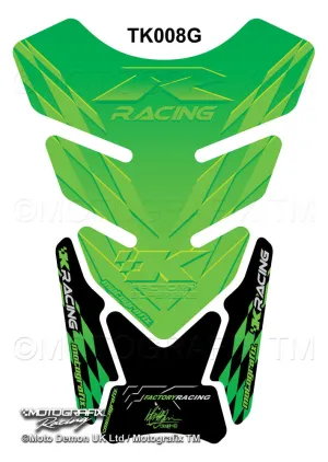 Motografix Kawasaki Green Motorcycle Tank Pad Protector (TK008G)