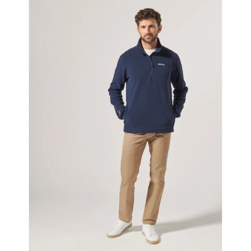 Musto Snug 2.0 Mens Polartec 1/4 Zip Fleece  - Navy