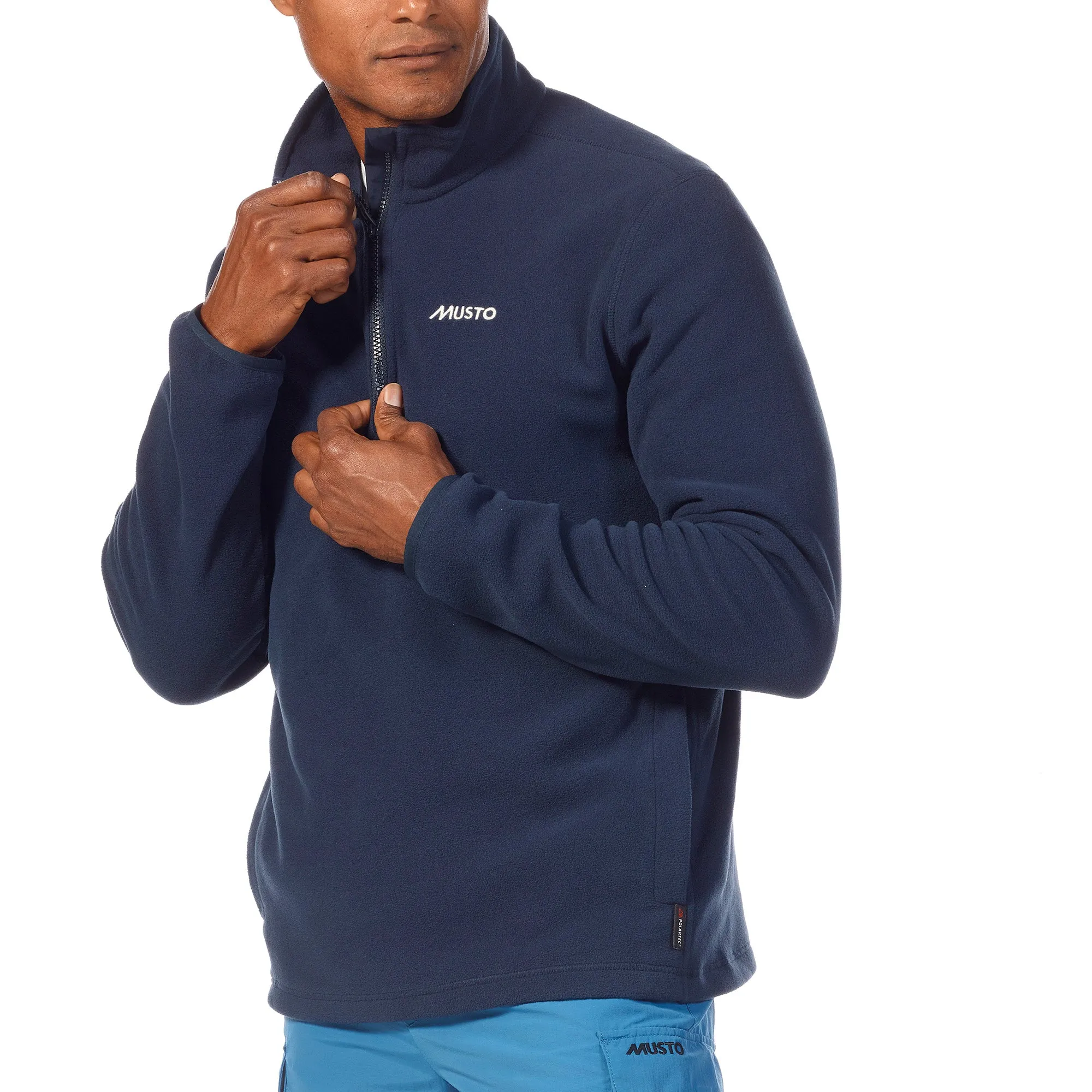 Musto Snug 2.0 Mens Polartec 1/4 Zip Fleece  - Navy