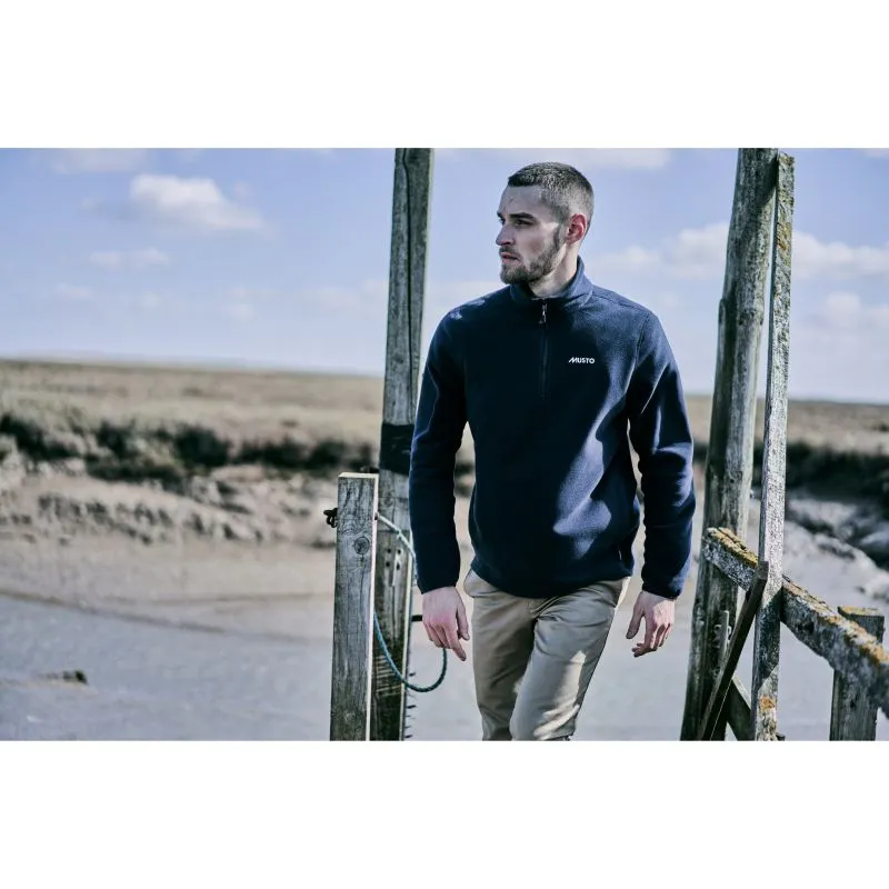 Musto Snug 2.0 Mens Polartec 1/4 Zip Fleece  - Navy
