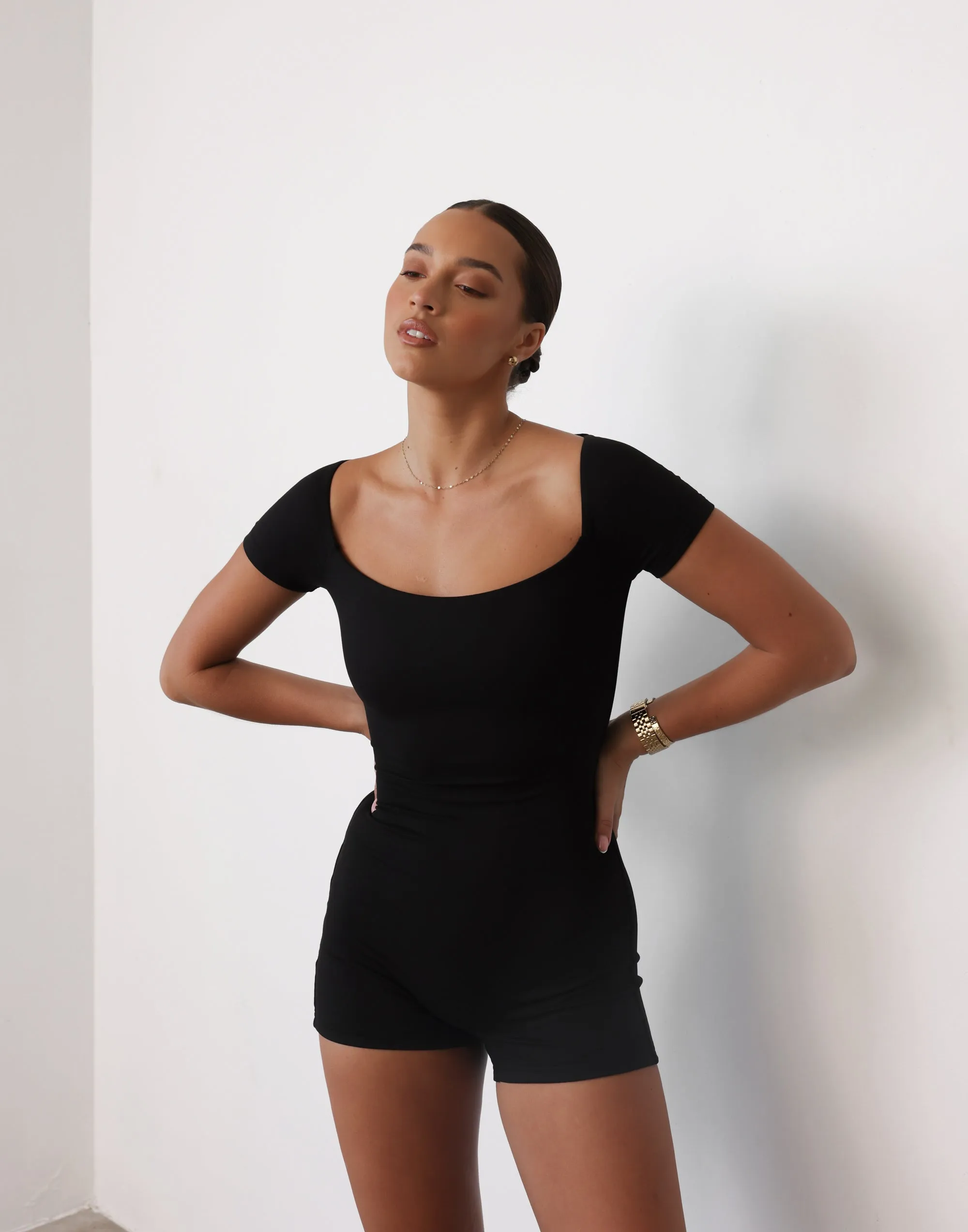 Nailea Playsuit (Black)