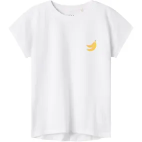 Name It Bright White Varutti Caps Loose T-Shirt