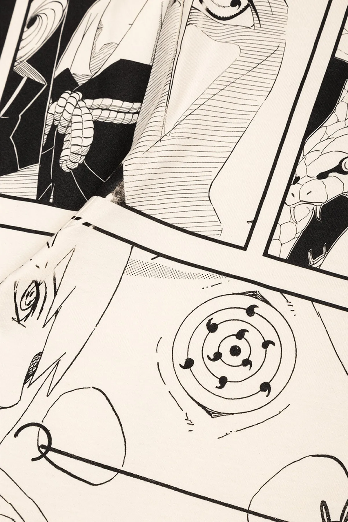 Naruto Manga Panel AOP Tee - Natural