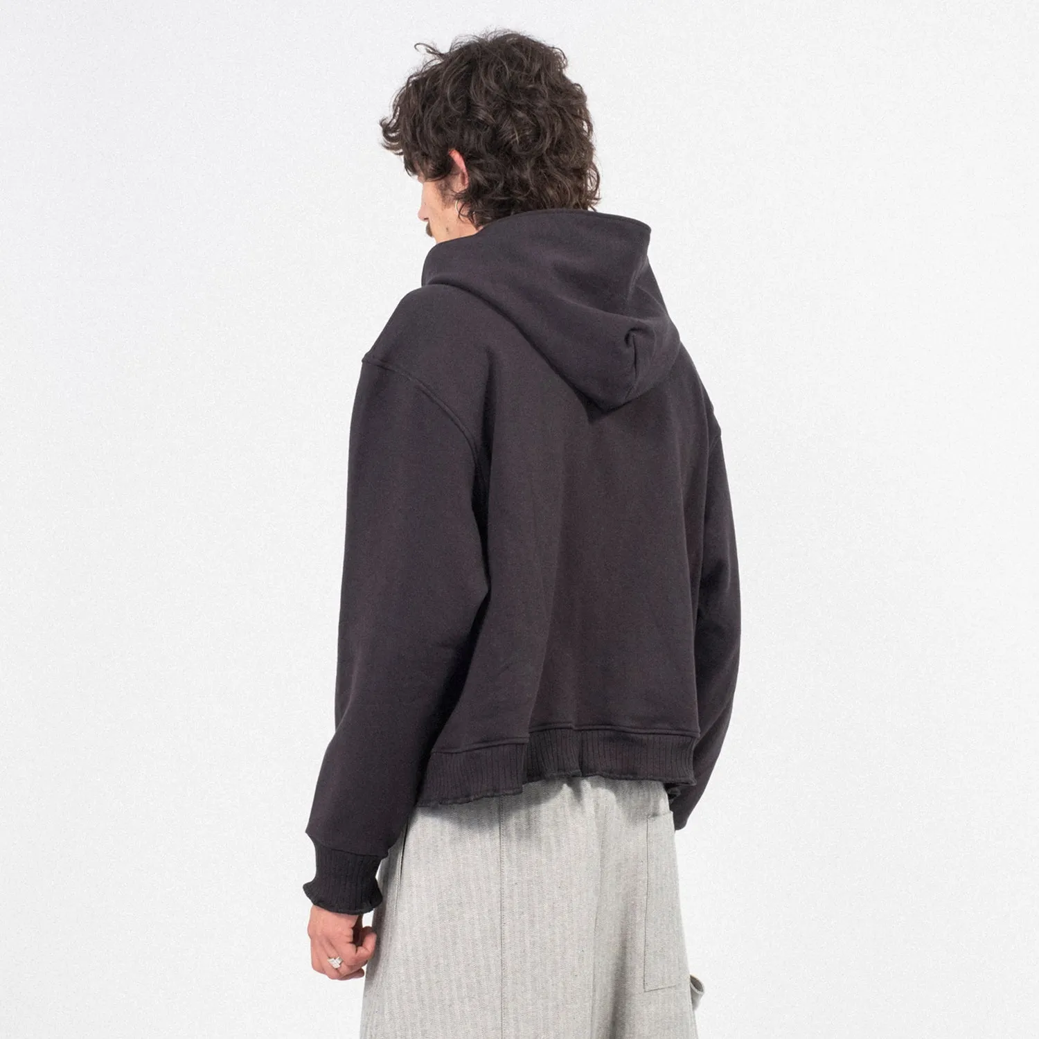 [NICK GEAR] WAVE ZIP PARKA _ BLACK