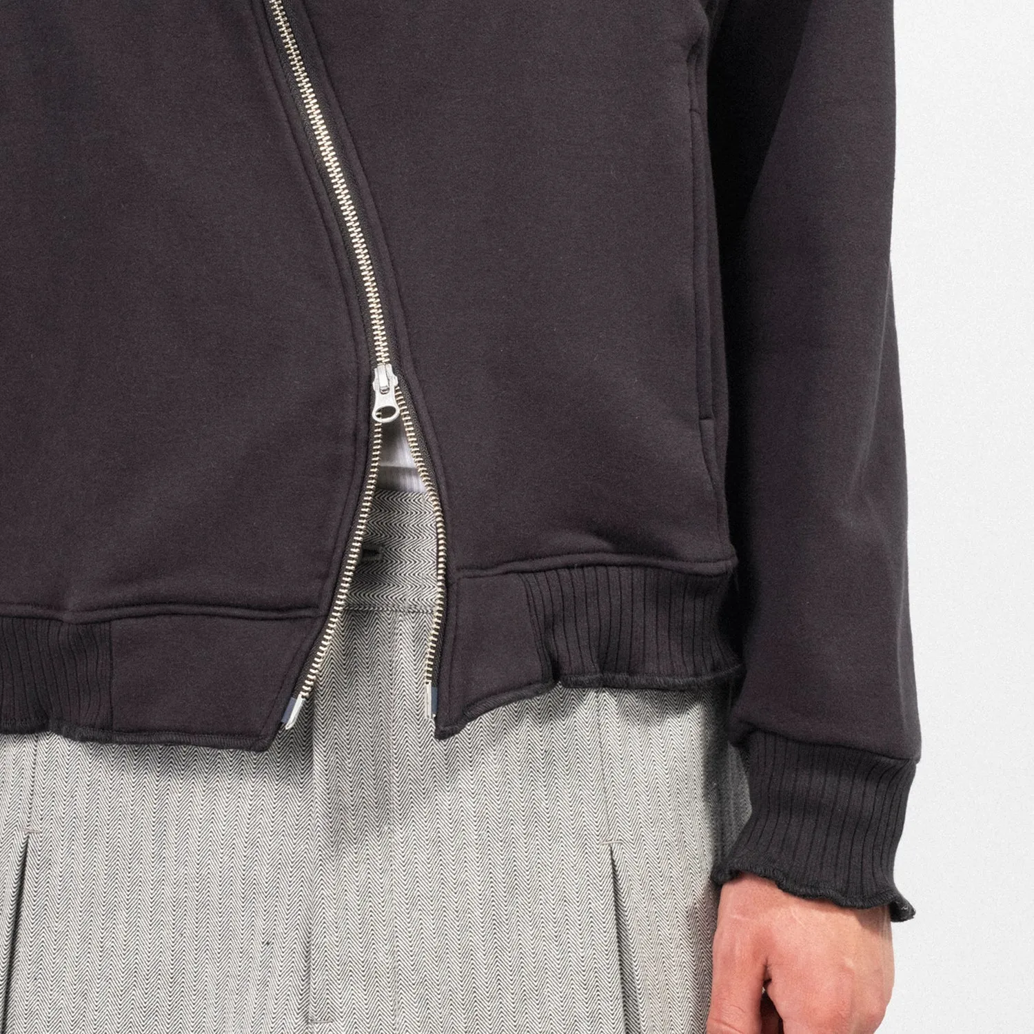 [NICK GEAR] WAVE ZIP PARKA _ BLACK