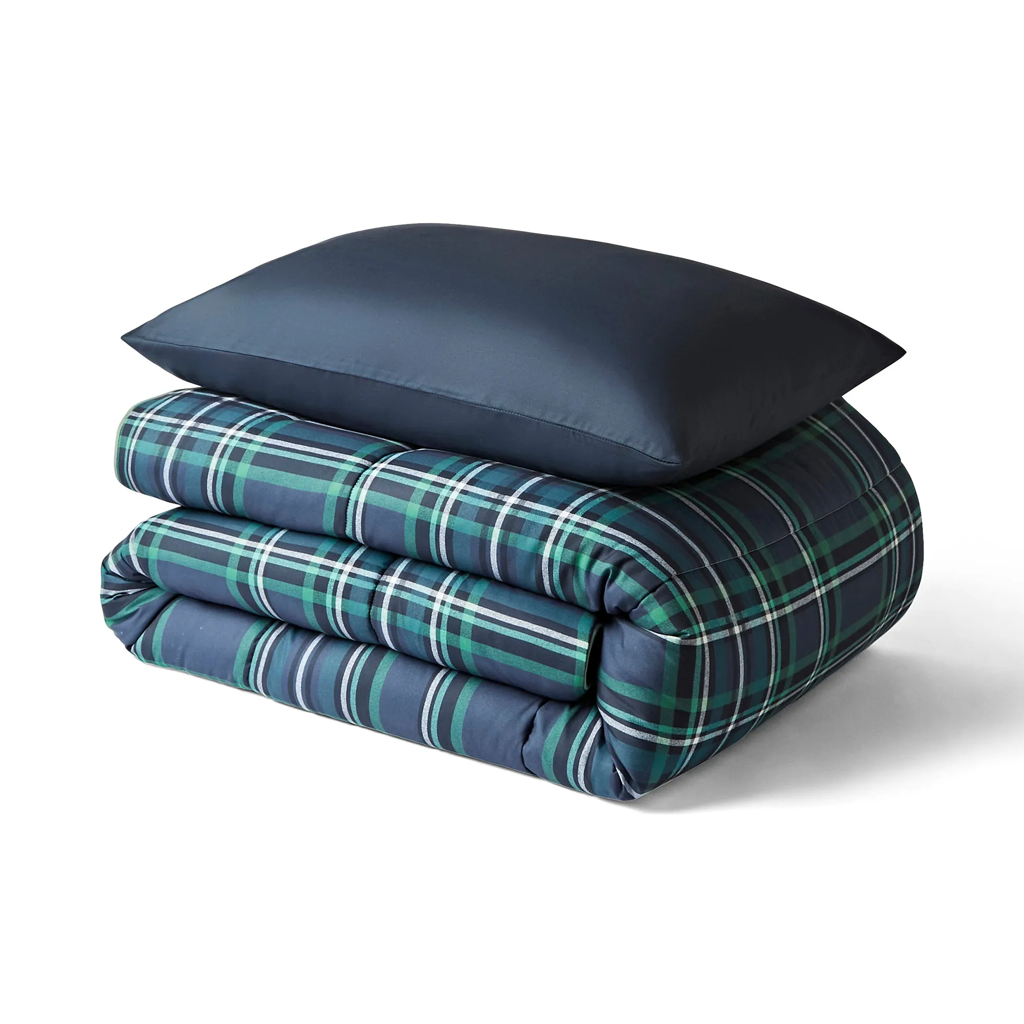 Night Lark® Classic Tartan Coverless Duvet Set