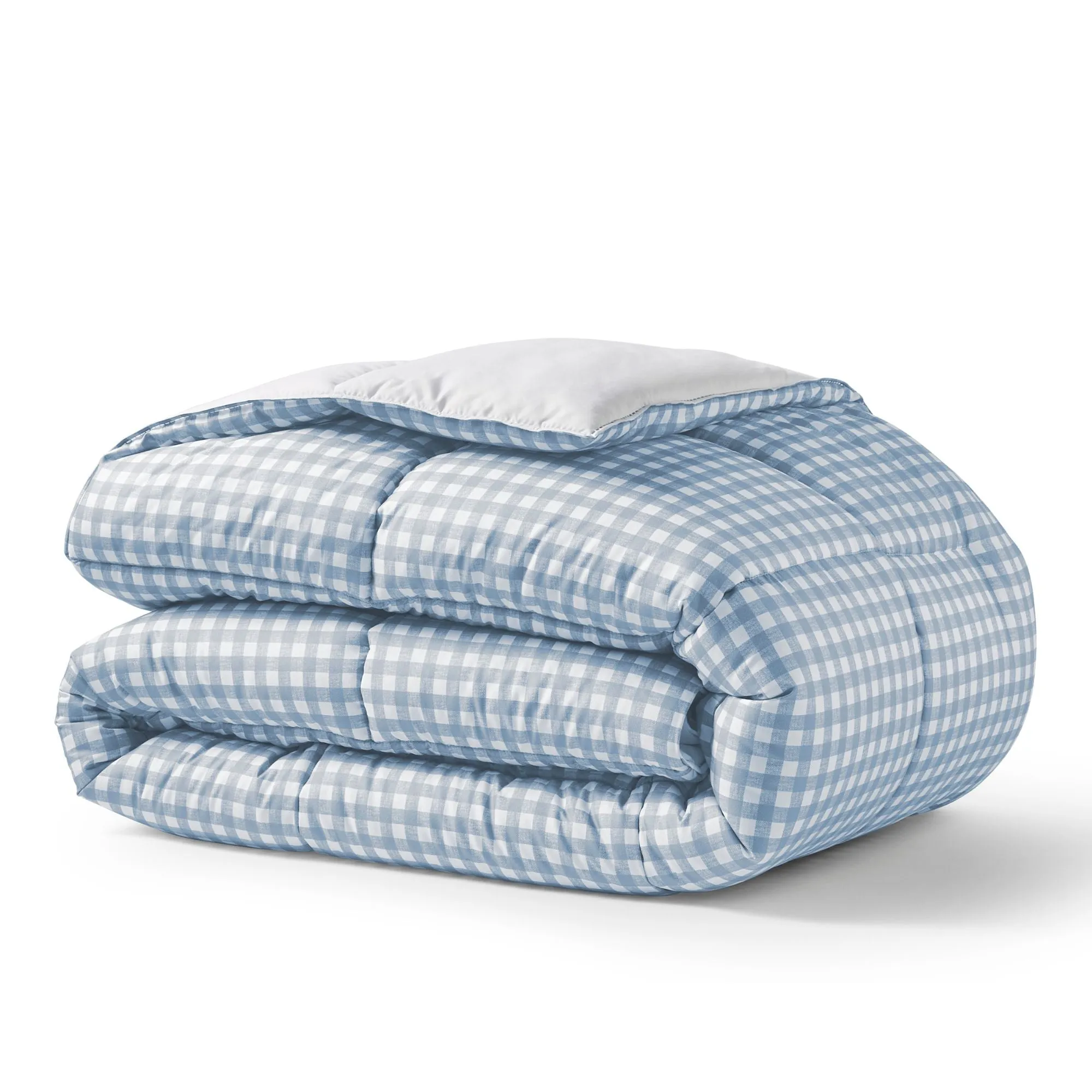 Night Lark® Gingham Print Coverless Duvet