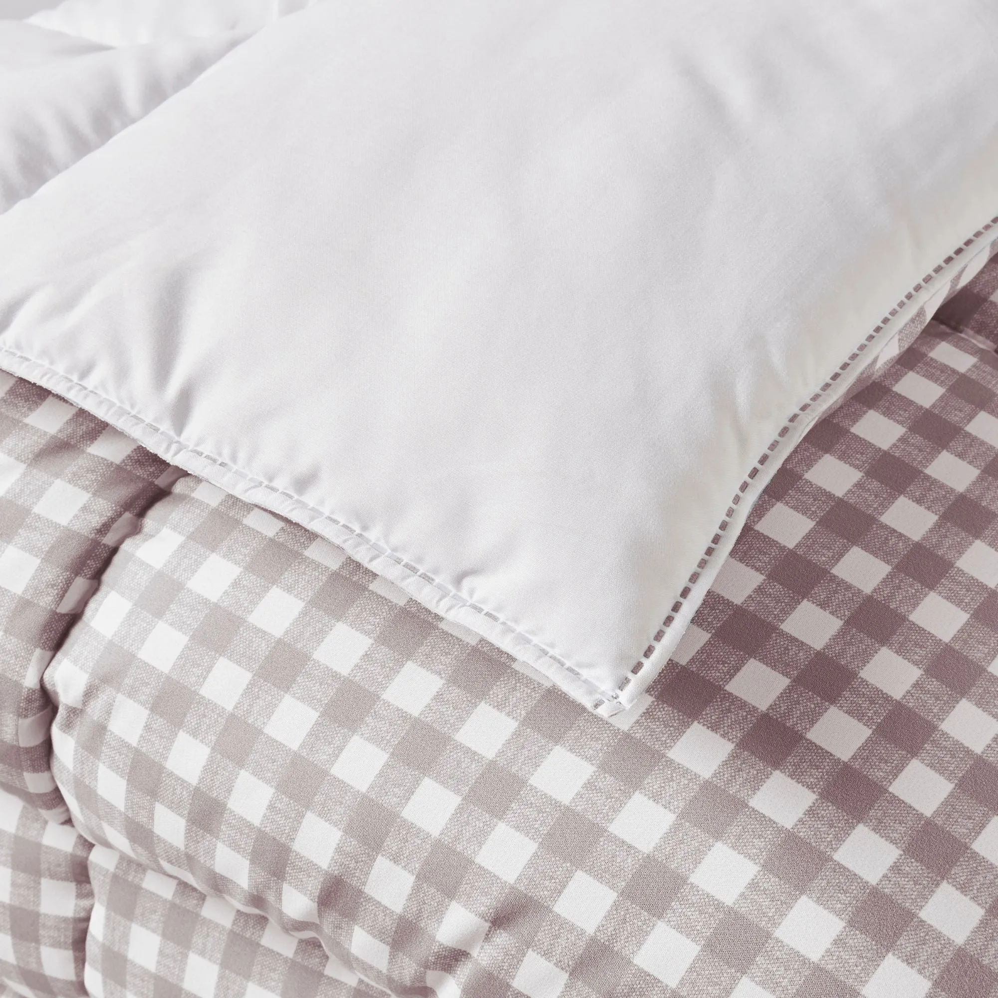 Night Lark® Gingham Print Coverless Duvet