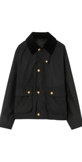 Nili Lotan - Brinley Waxed Short Parka in Black
