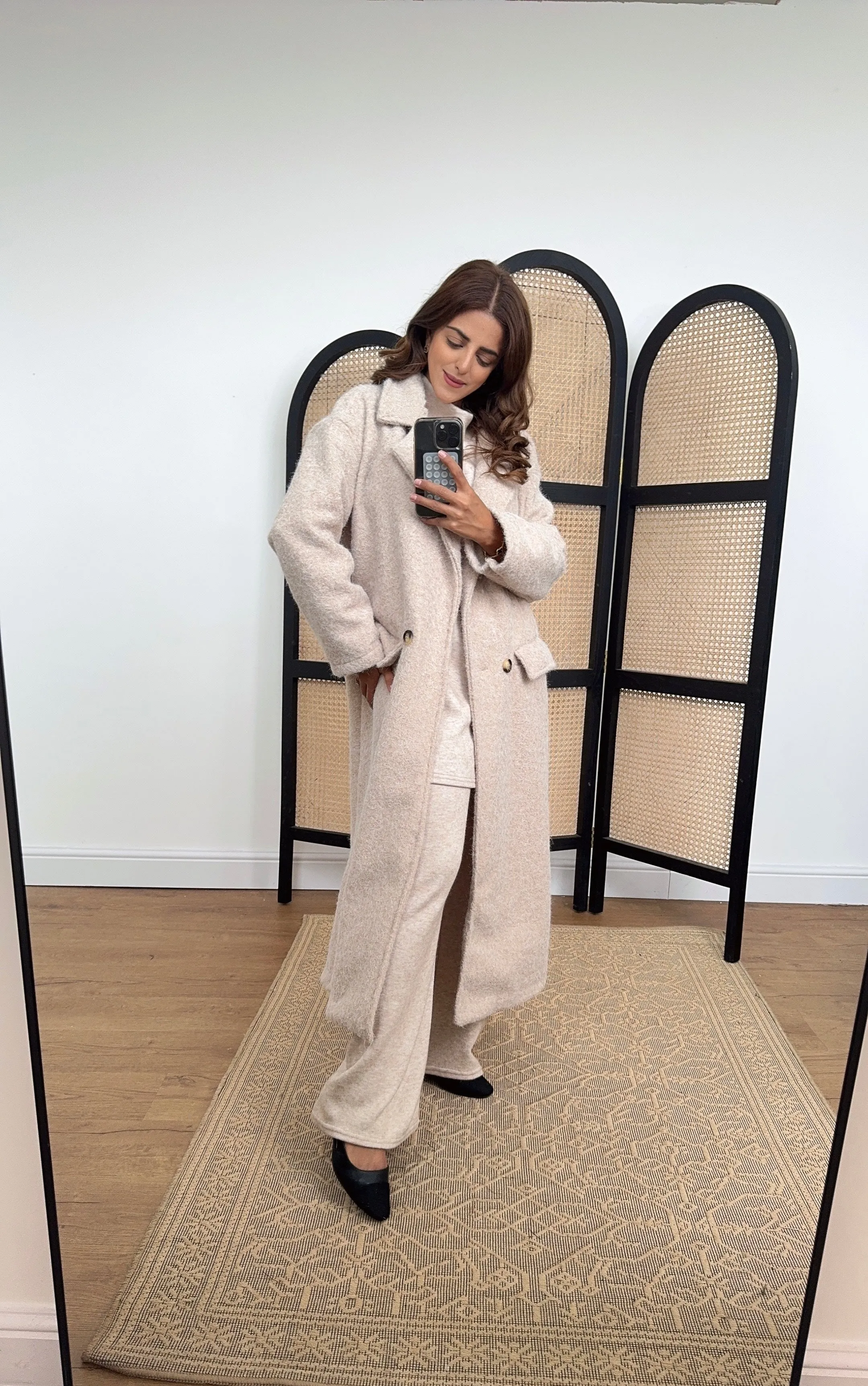 Nina coat in cream