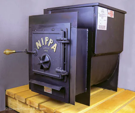 Nippa WB-18 Wood Stove with Firing Extension