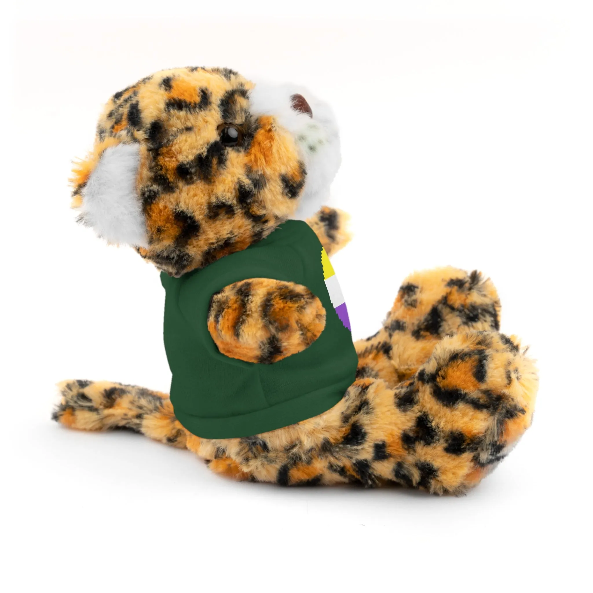 Non-Binary Heart Stuffed Animals