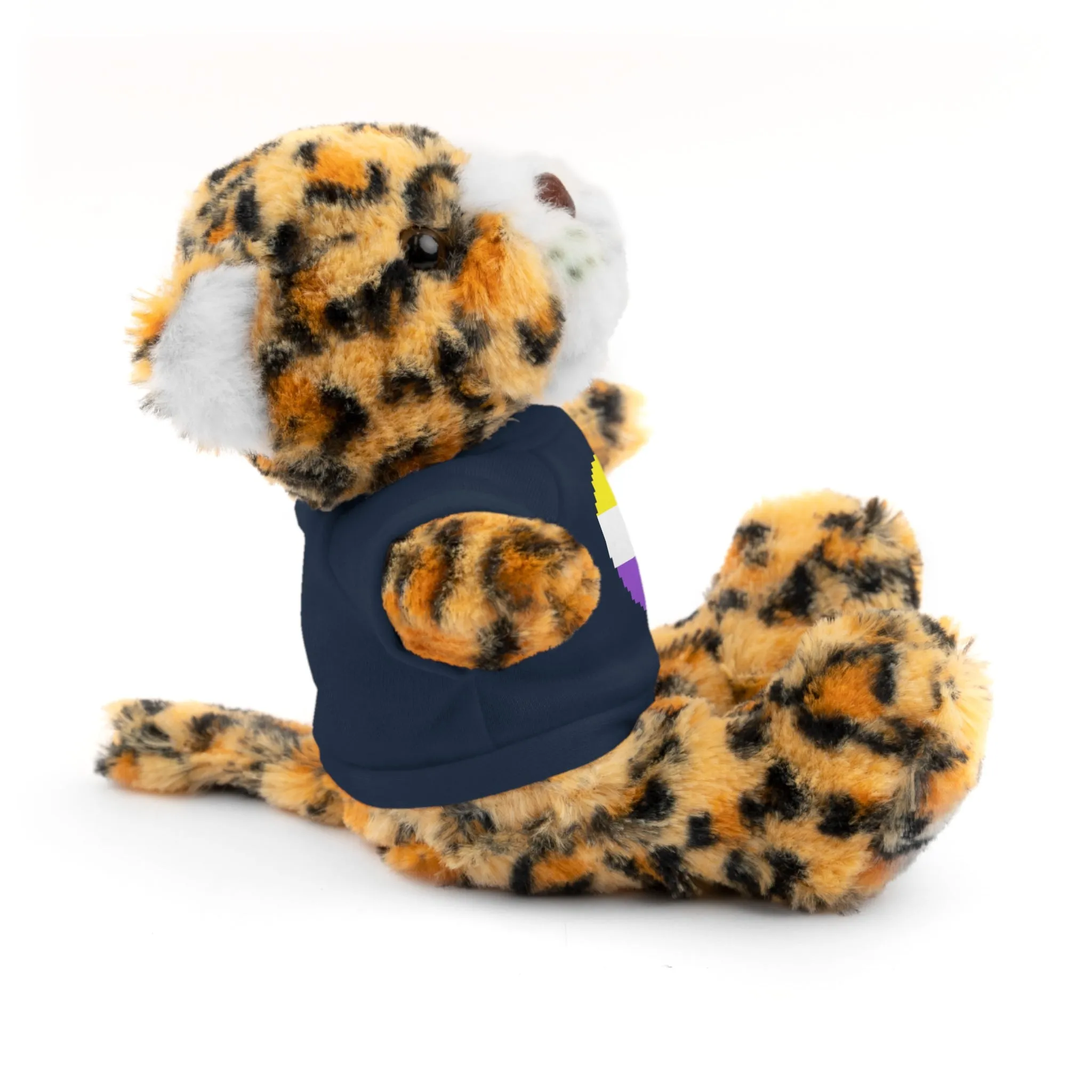 Non-Binary Heart Stuffed Animals