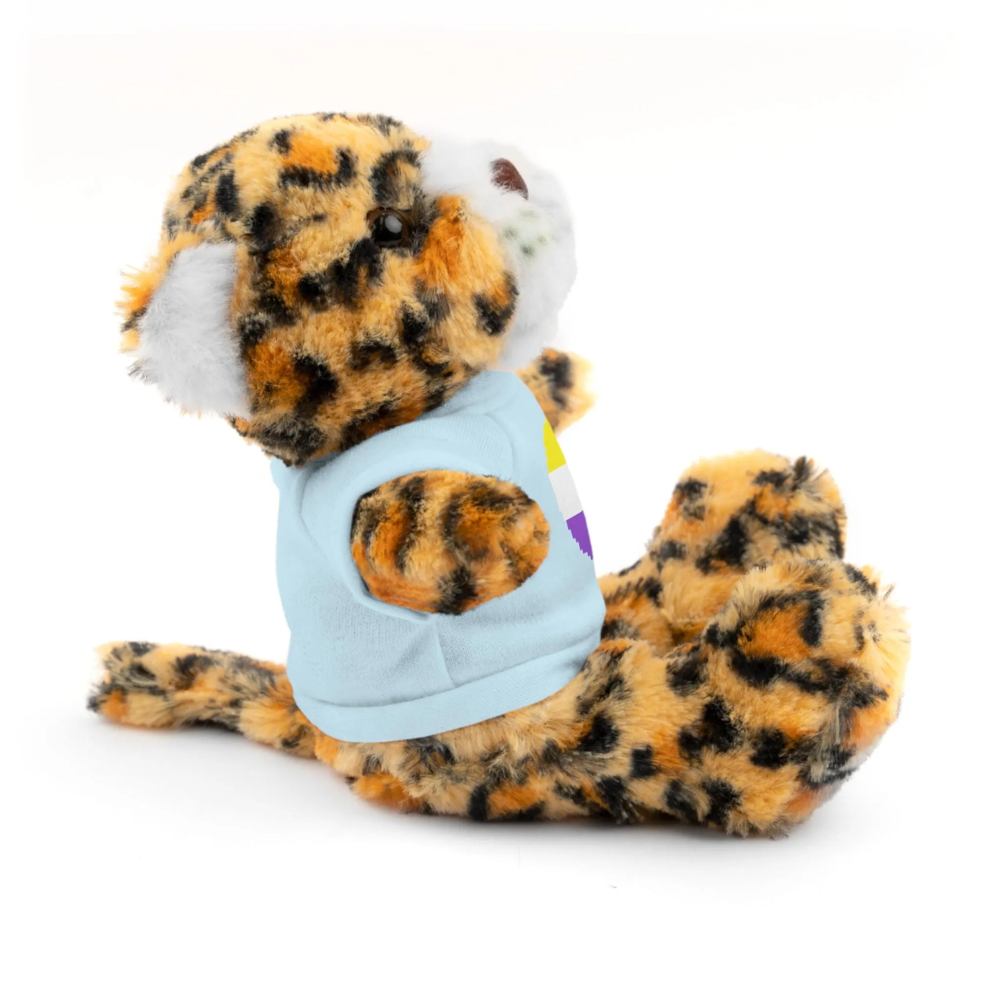 Non-Binary Heart Stuffed Animals