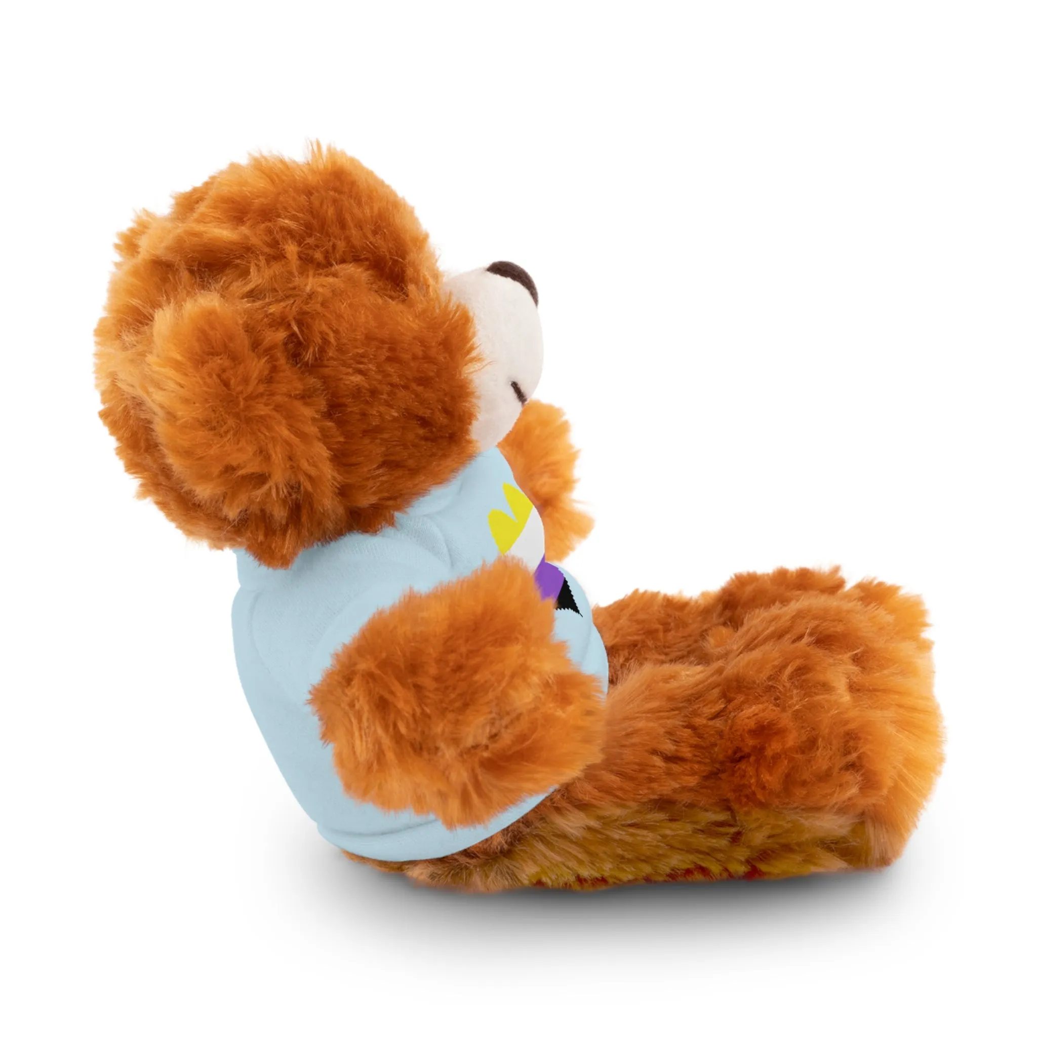 Non-Binary Heart Stuffed Animals