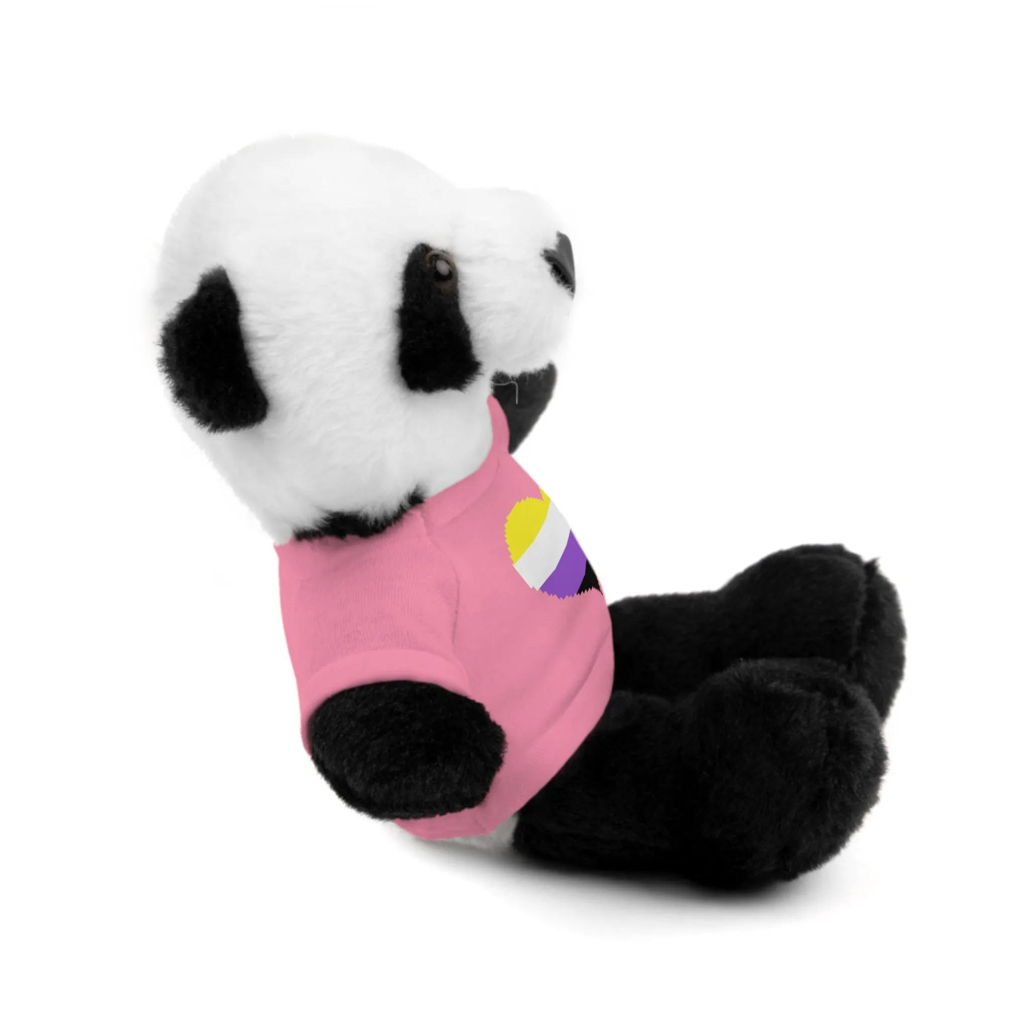 Non-Binary Heart Stuffed Animals