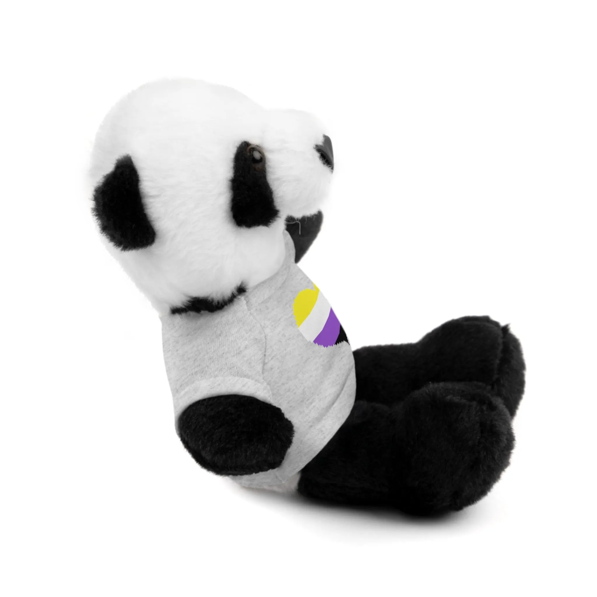 Non-Binary Heart Stuffed Animals