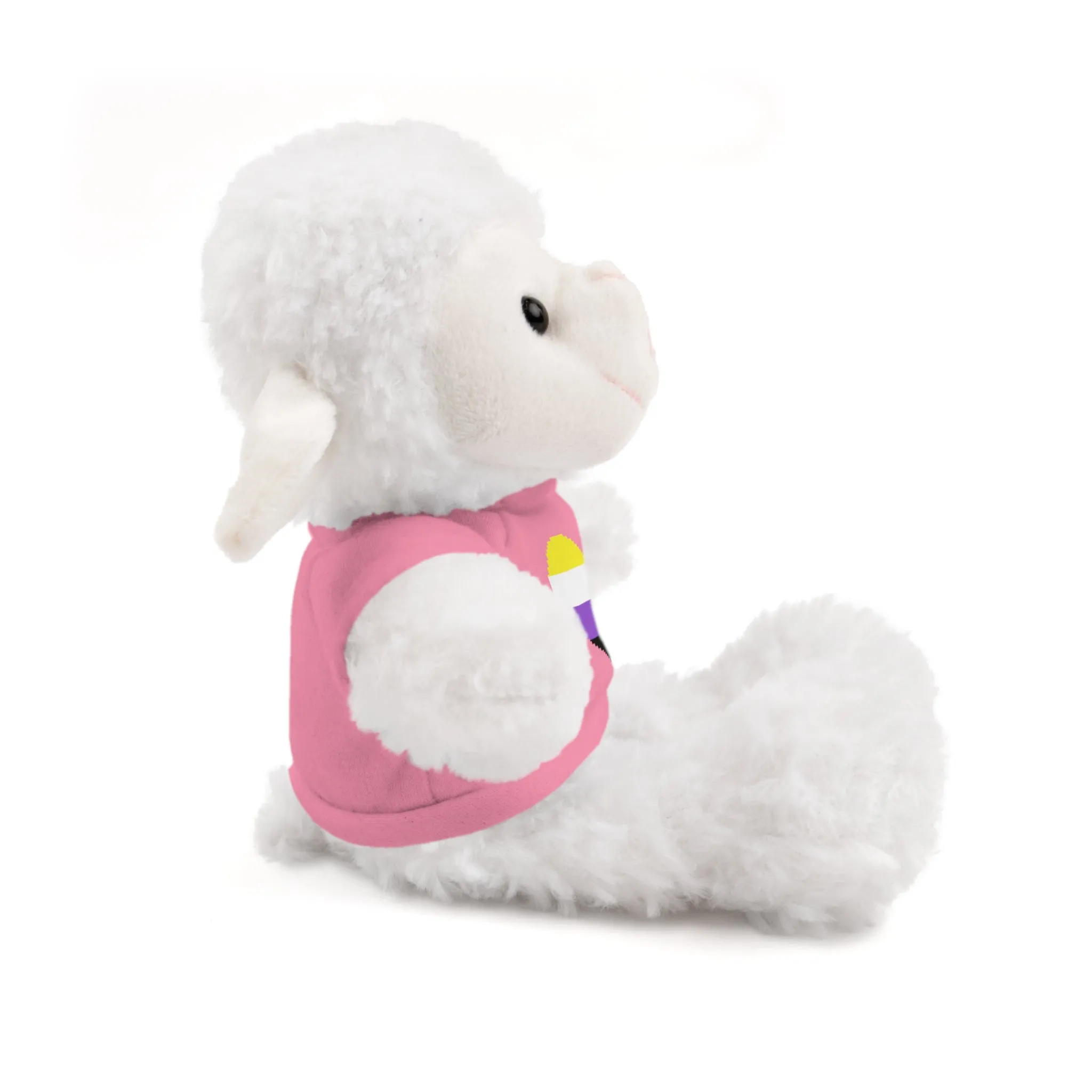 Non-Binary Heart Stuffed Animals