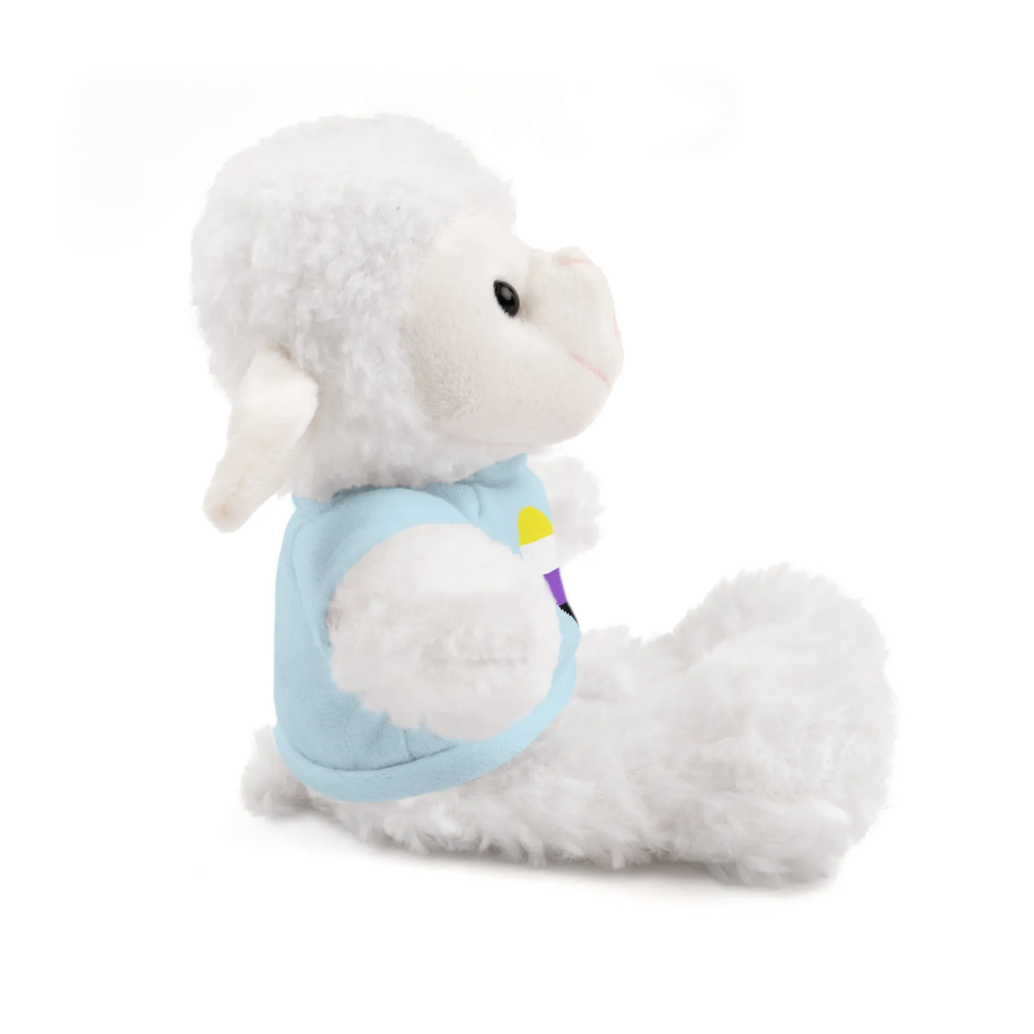 Non-Binary Heart Stuffed Animals