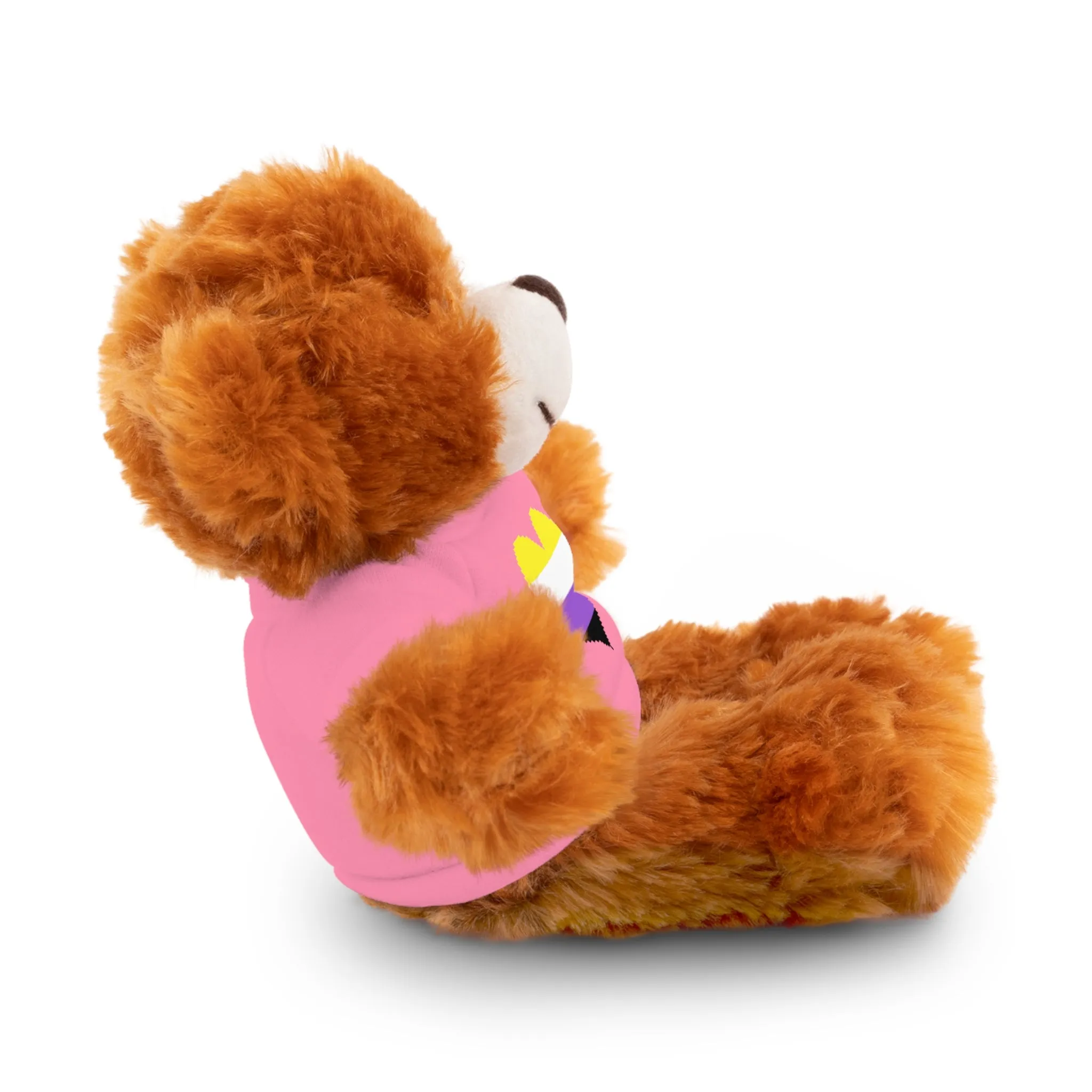 Non-Binary Heart Stuffed Animals