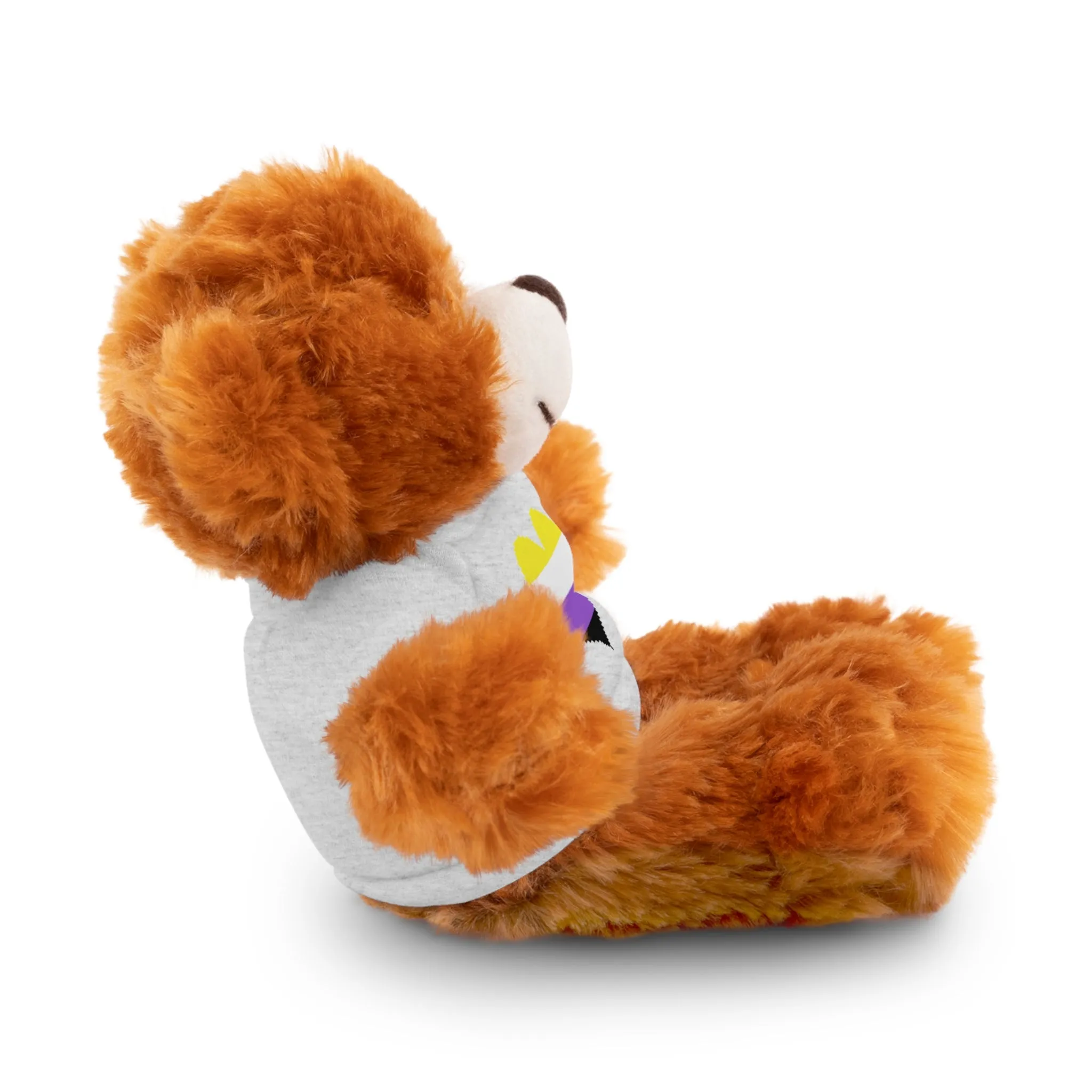 Non-Binary Heart Stuffed Animals