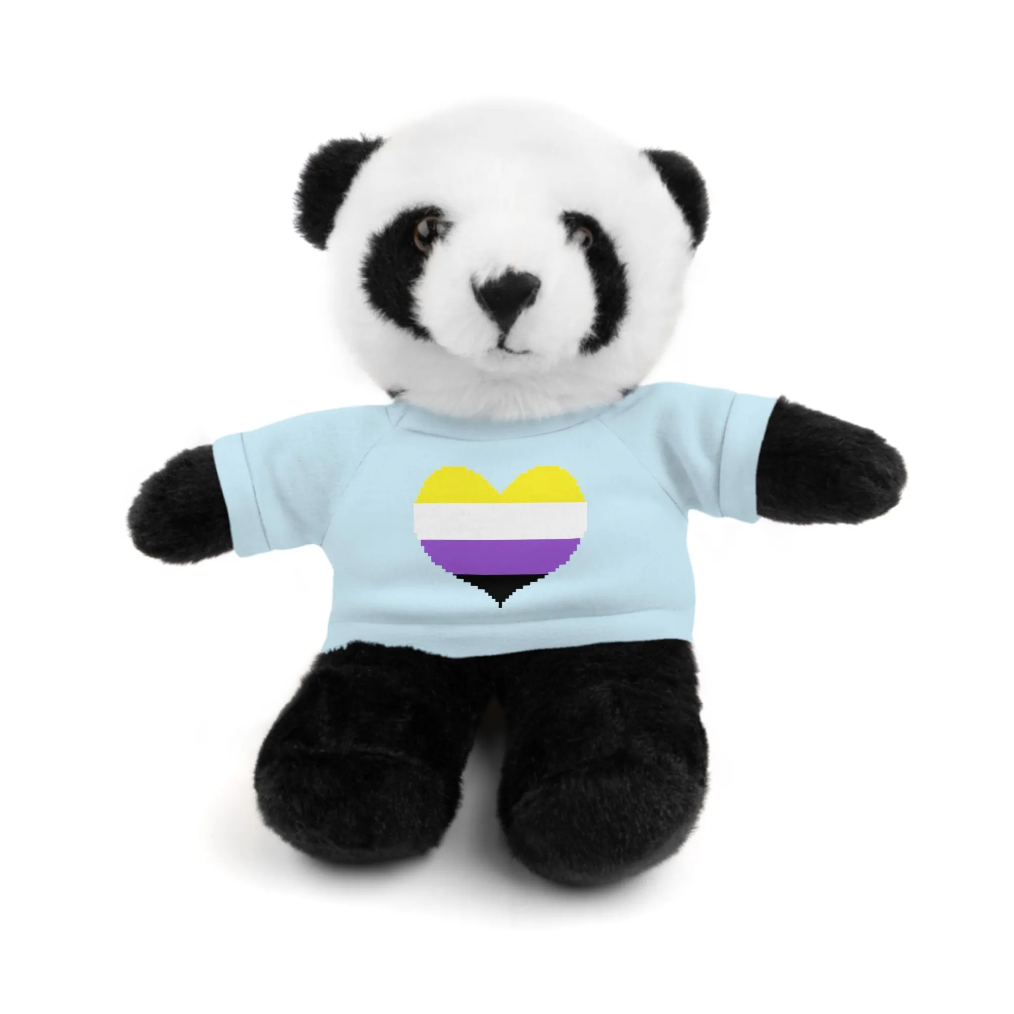 Non-Binary Heart Stuffed Animals