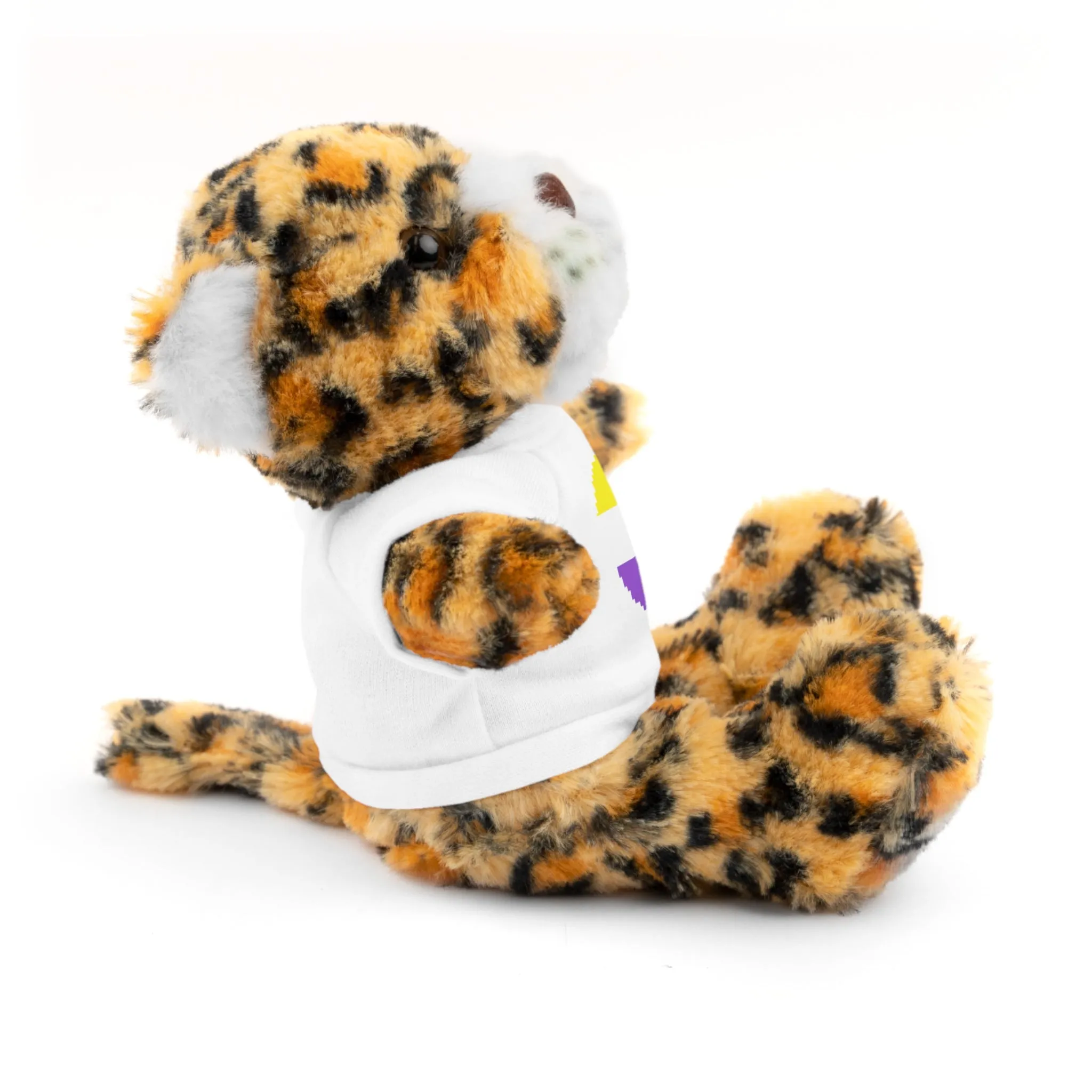 Non-Binary Heart Stuffed Animals