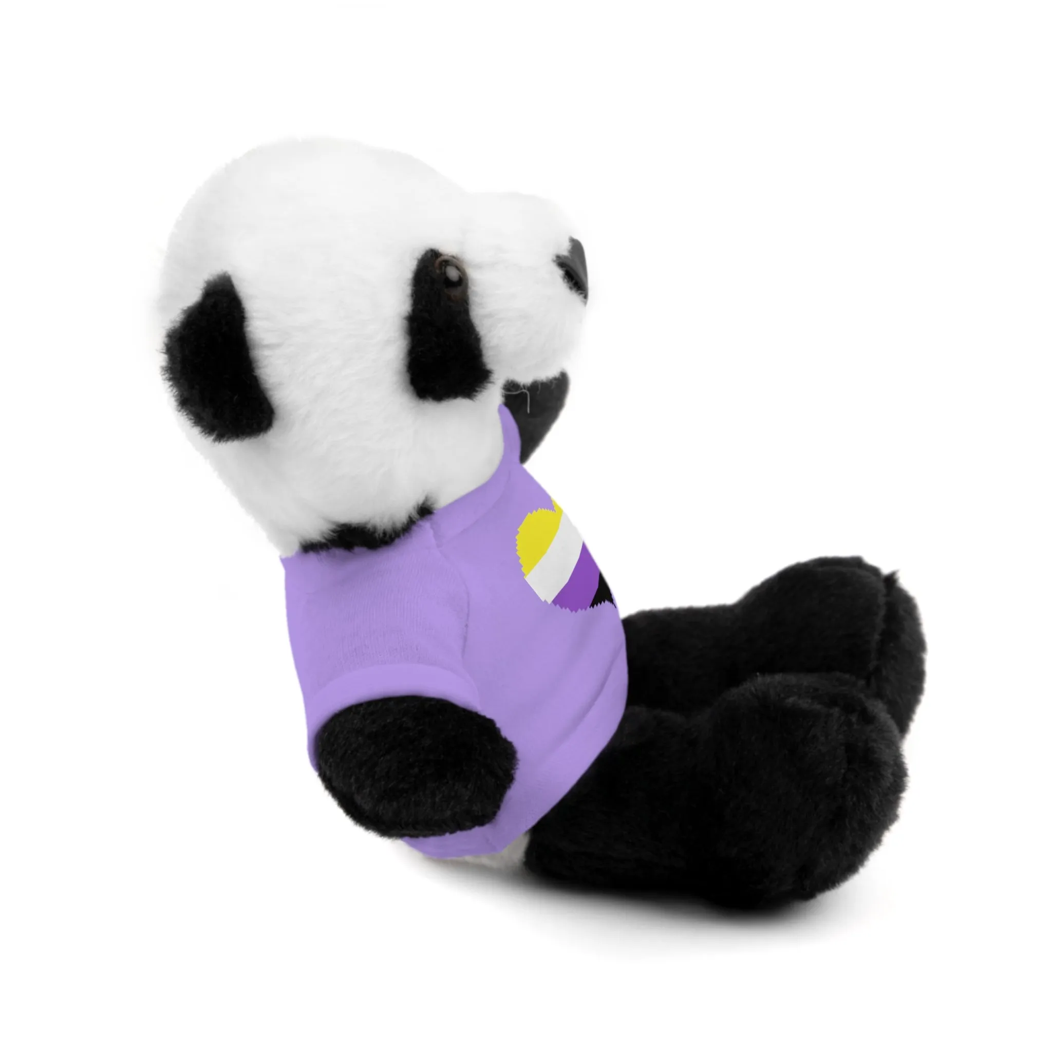 Non-Binary Heart Stuffed Animals