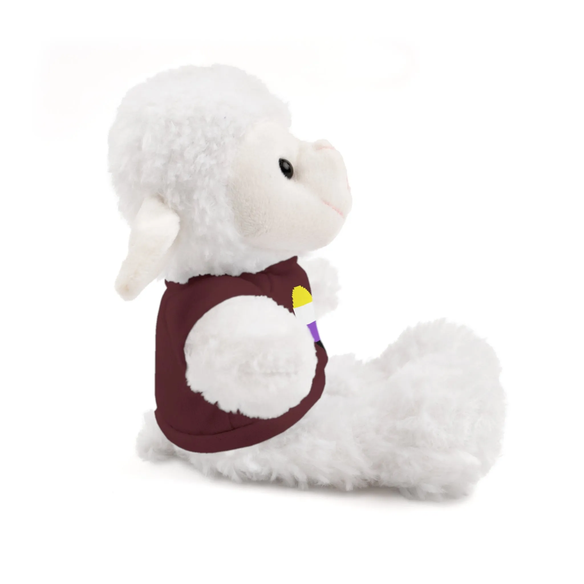 Non-Binary Heart Stuffed Animals