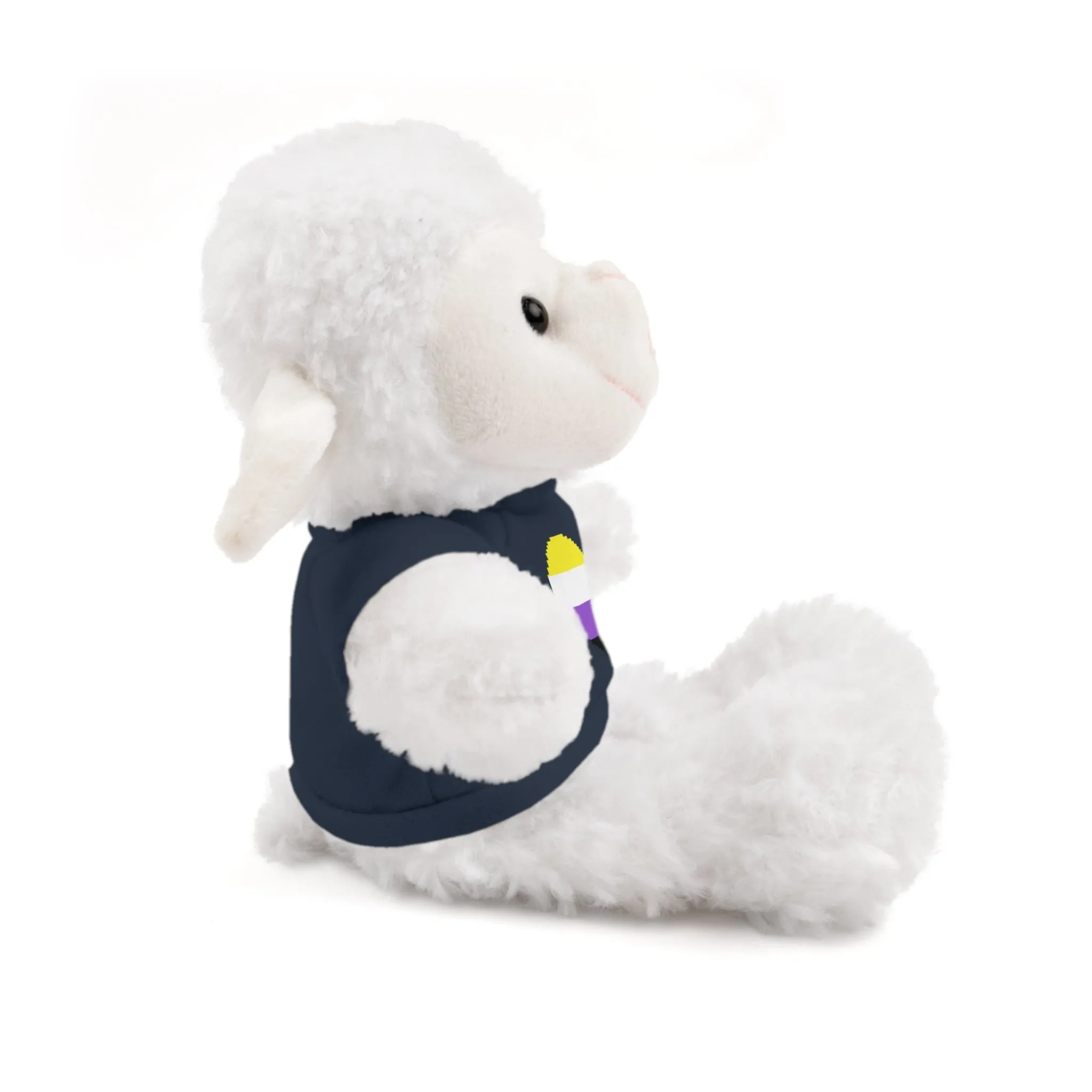 Non-Binary Heart Stuffed Animals